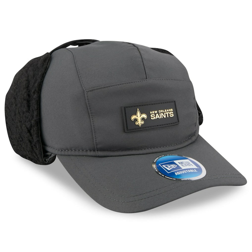 New Orleans Saints 2025 Sideline Cold Weather Runner Dog Ear Adjustable Hat | NFL Online