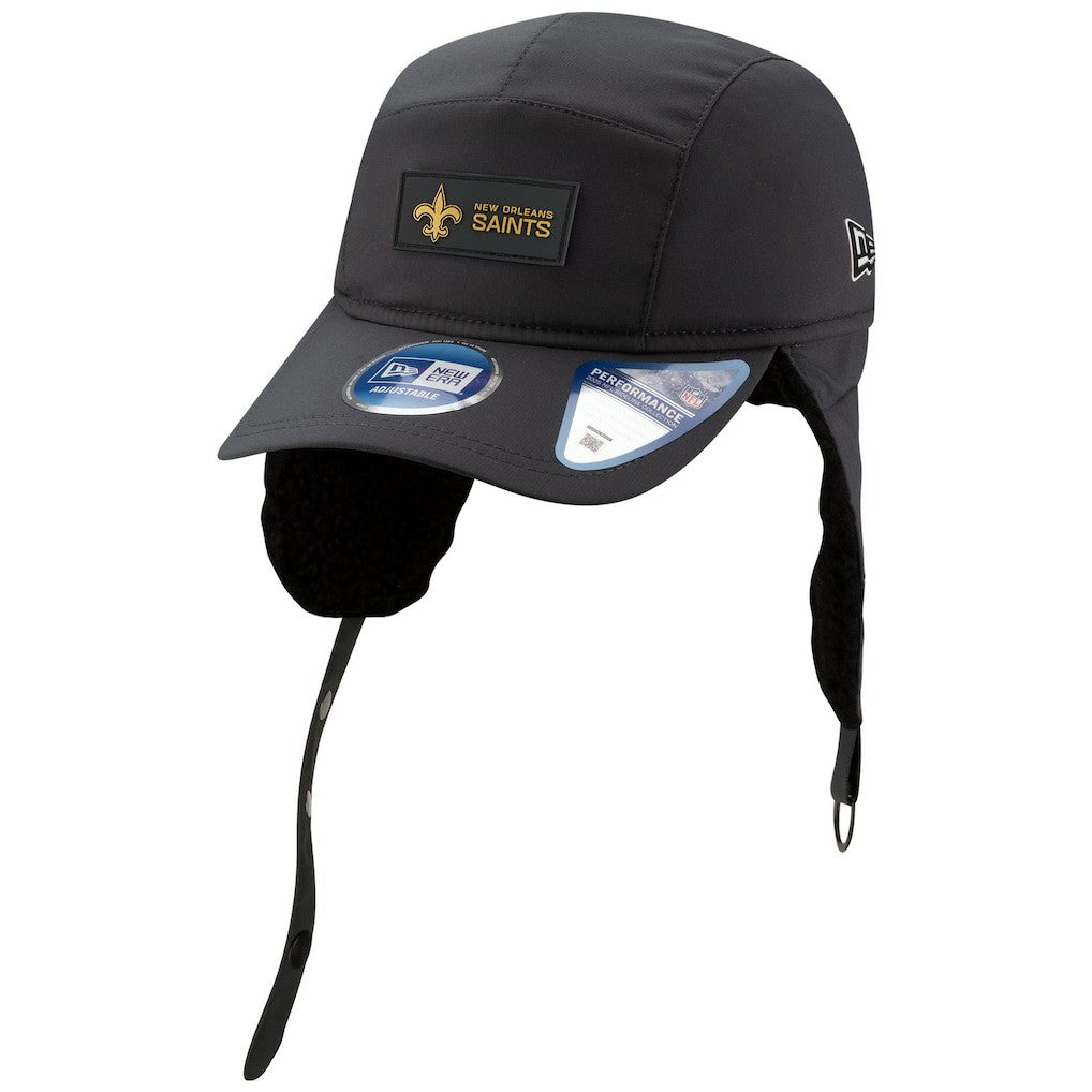 New Orleans Saints 2025 Sideline Cold Weather Runner Dog Ear Adjustable Hat | NFL Online
