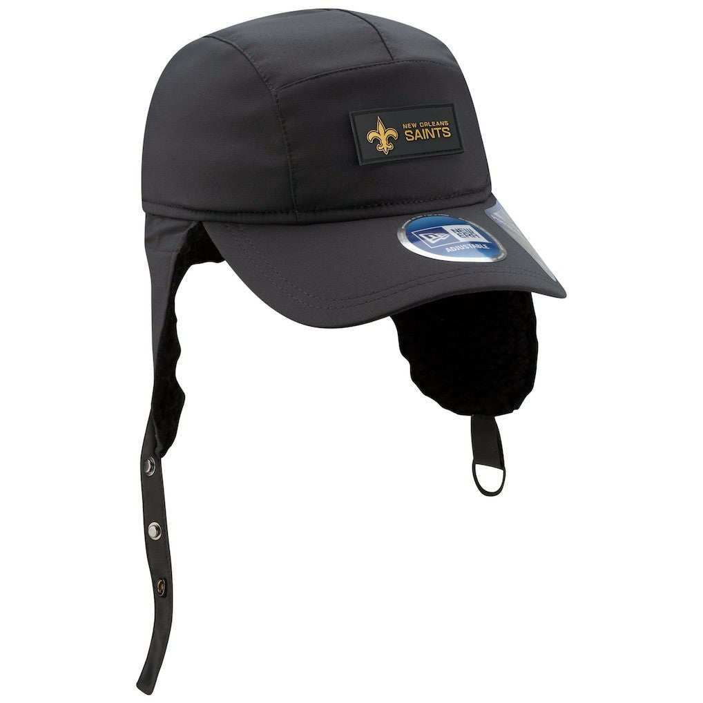 New Orleans Saints 2025 Sideline Cold Weather Runner Dog Ear Adjustable Hat | NFL Online
