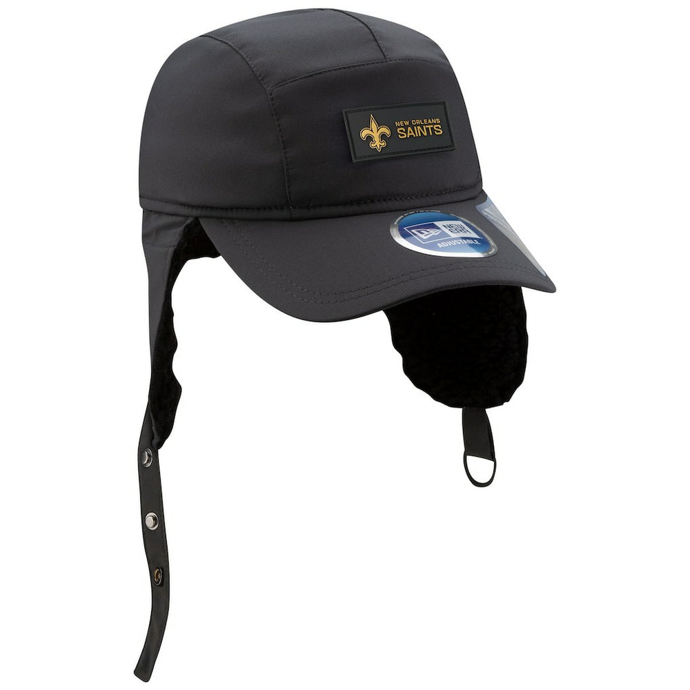 New Orleans Saints 2025 Sideline Cold Weather Runner Dog Ear Adjustable Hat | NFL Online