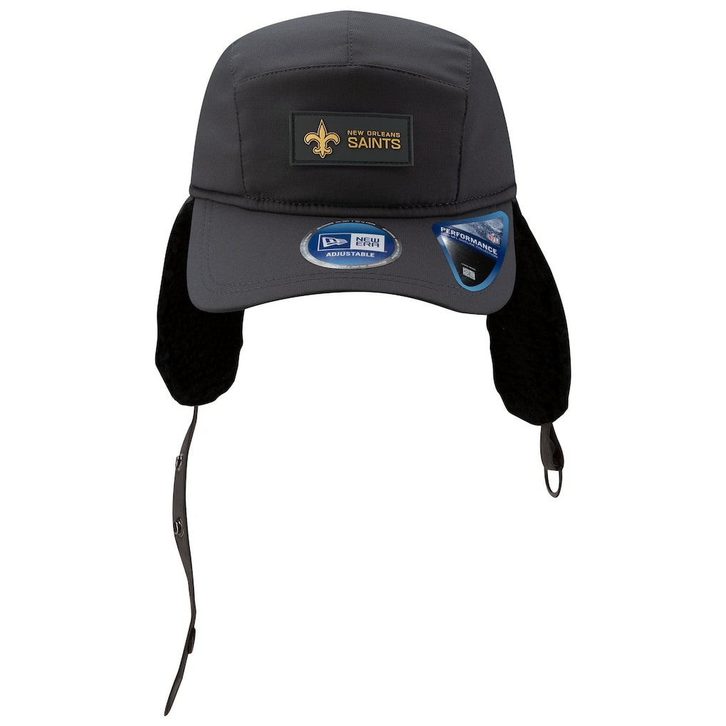New Orleans Saints 2025 Sideline Cold Weather Runner Dog Ear Adjustable Hat | NFL Online