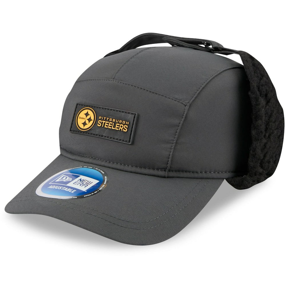 Pittsburgh Steelers 2025 Sideline Cold Weather Runner Dog Ear Adjustable Hat | NFL US