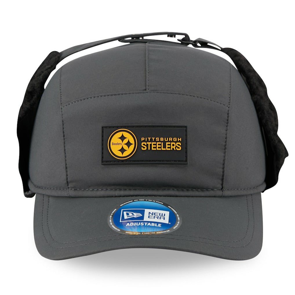 Pittsburgh Steelers 2025 Sideline Cold Weather Runner Dog Ear Adjustable Hat | NFL US