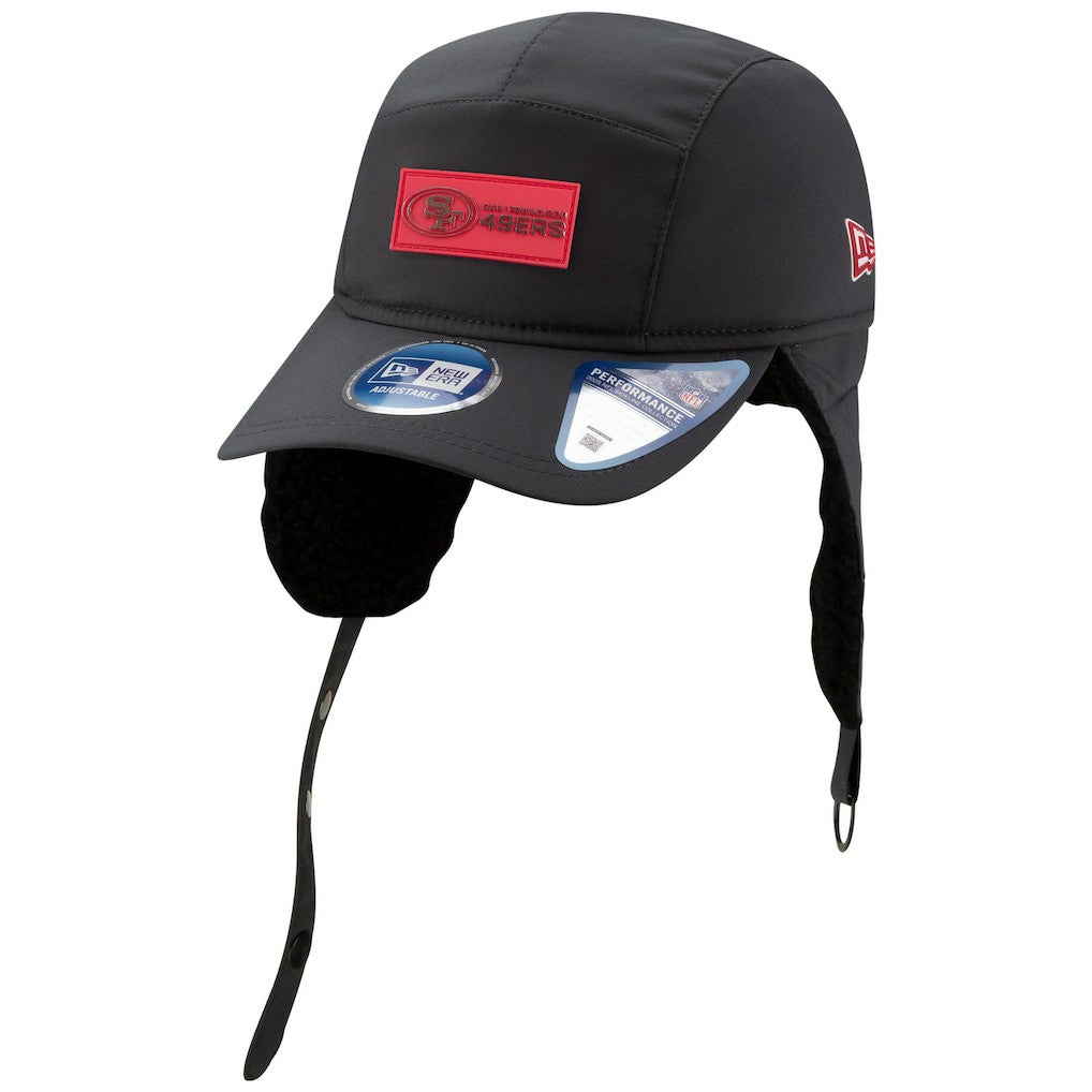 San Francisco 49ers 2025 Sideline Cold Weather Runner Dog Ear Adjustable Hat | NFL On sale