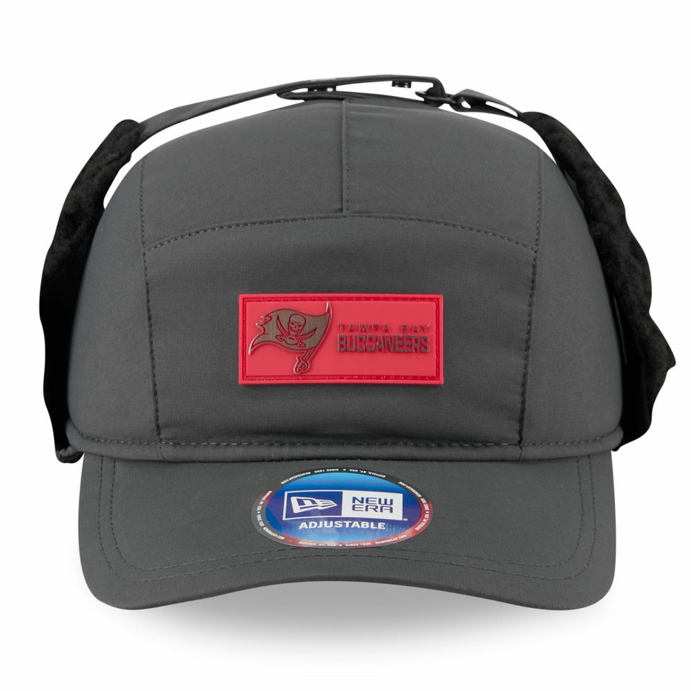Tampa Bay Buccaneers 2025 Sideline Cold Weather Runner Dog Ear Adjustable Hat | NFL Hot