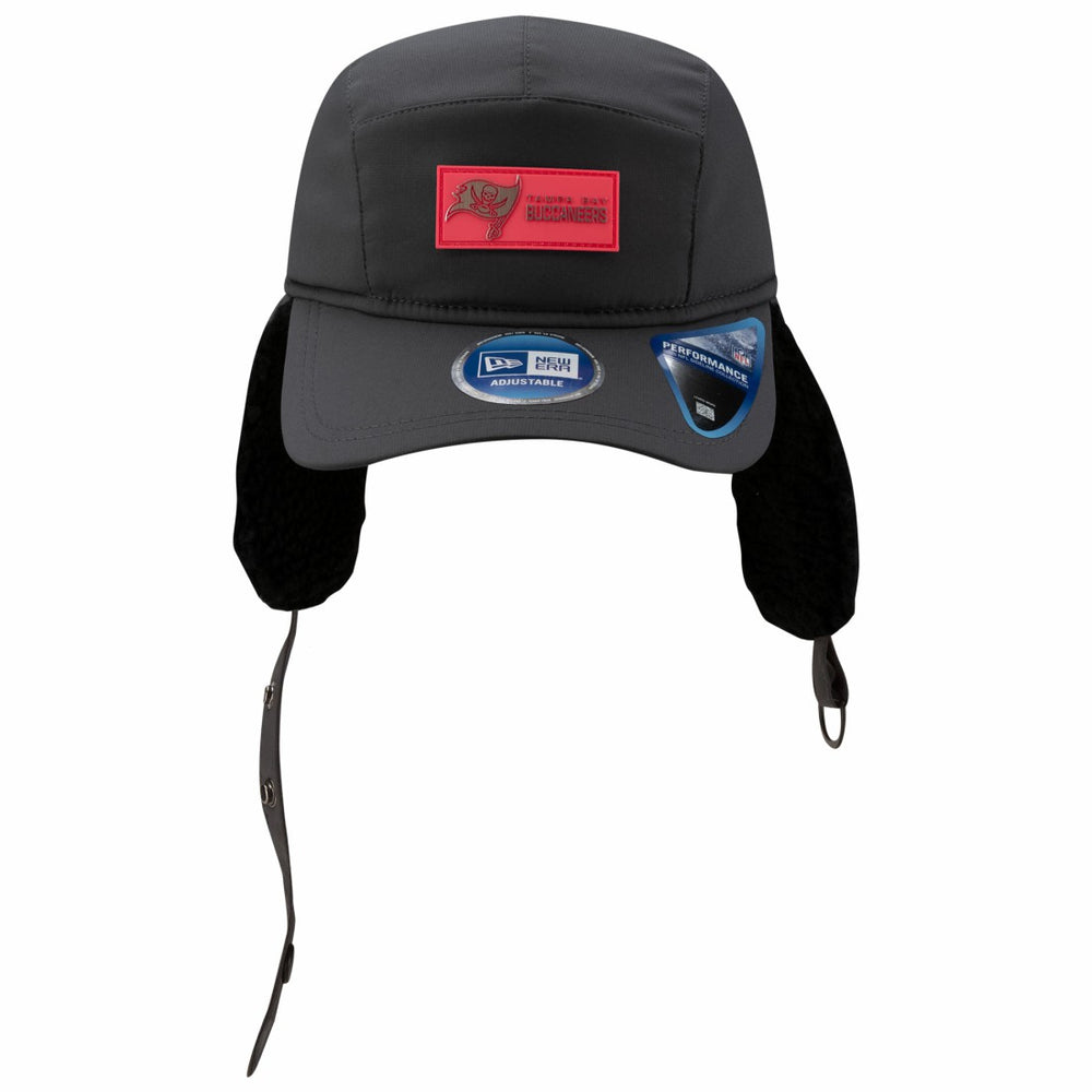 Tampa Bay Buccaneers 2025 Sideline Cold Weather Runner Dog Ear Adjustable Hat | NFL Hot
