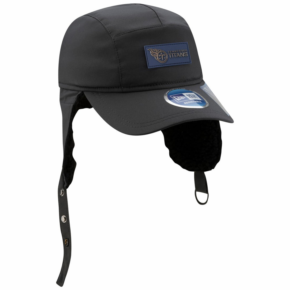Tennessee Titans 2025 Sideline Cold Weather Runner Dog Ear Adjustable Hat | NFL Hot