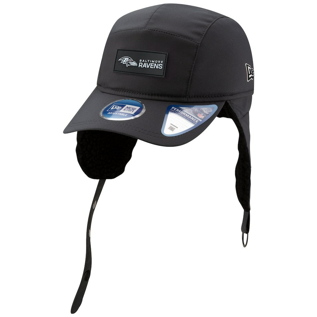 Baltimore Ravens 2025 Sideline Cold Weather Runner Dog Ear Adjustable Hat | NFL US