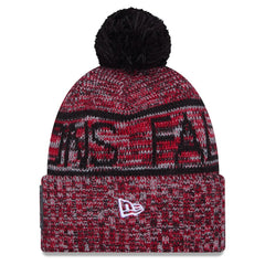 Atlanta Falcons 2025 Sideline Cold Weather Cuffed Knit Hat with Pom | NFL Sale
