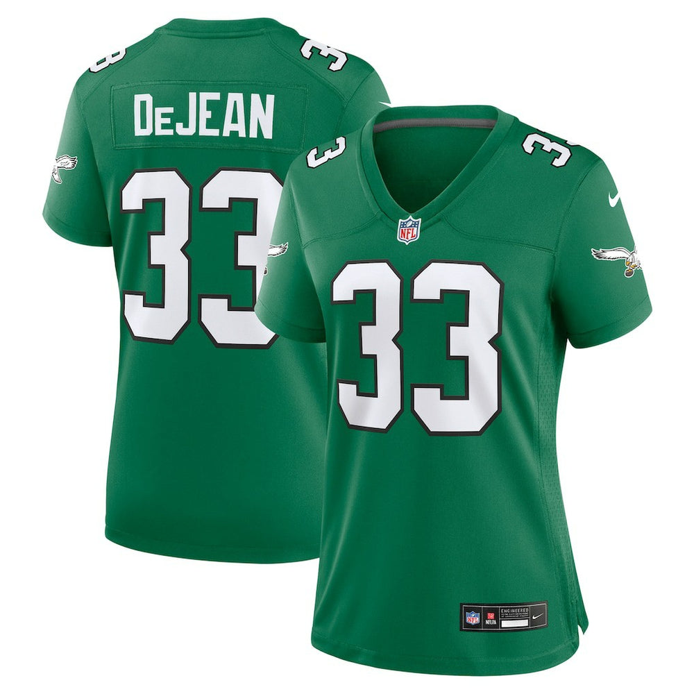 Philadelphia Eagles Cooper DeJean  Women's Alternate Game Jersey | NFL Discount