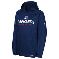New York Rangers Fanatics Youth Authentic Pro Rink Raglan Hoodie -  NHL Hoodies