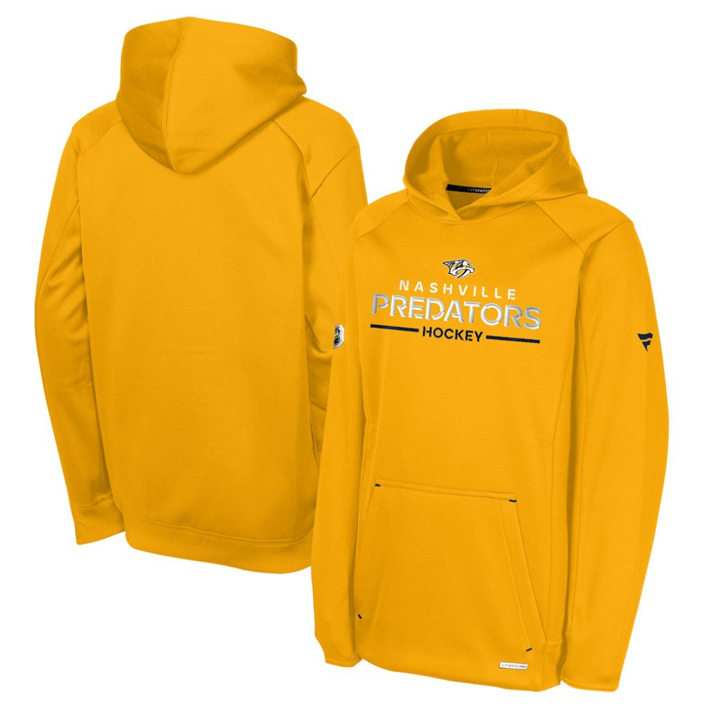 Nashville Predators Fanatics Youth Authentic Pro Rink Raglan Hoodie -  NHL Hoodies