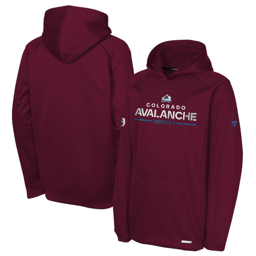 Colorado Avalanche Fanatics Youth Authentic Pro Rink Raglan Hoodie -  NHL Hoodies