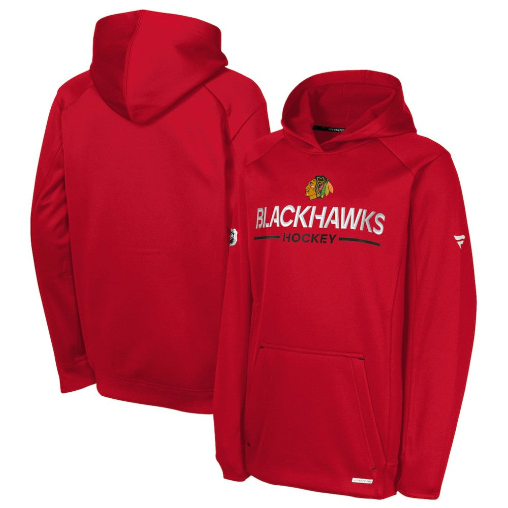 Chicago Blackhawks Fanatics Youth Authentic Pro Rink Raglan Hoodie -  NHL Hoodies