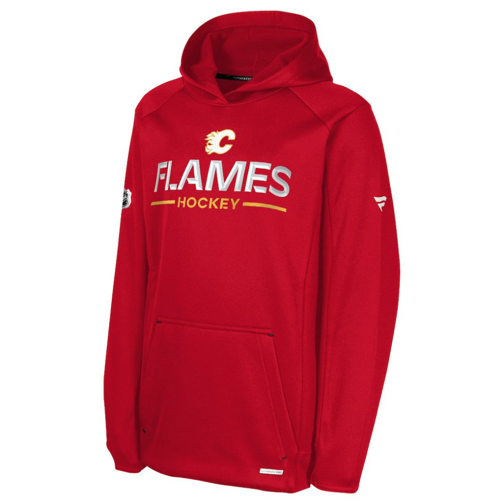 Calgary Flames Fanatics Youth Authentic Pro Rink Raglan Hoodie -  NHL Hoodies