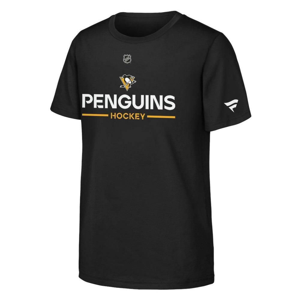 Pittsburgh Penguins Fanatics Youth Authentic Pro Wordmark T-Shirt -  NHL T-shirts