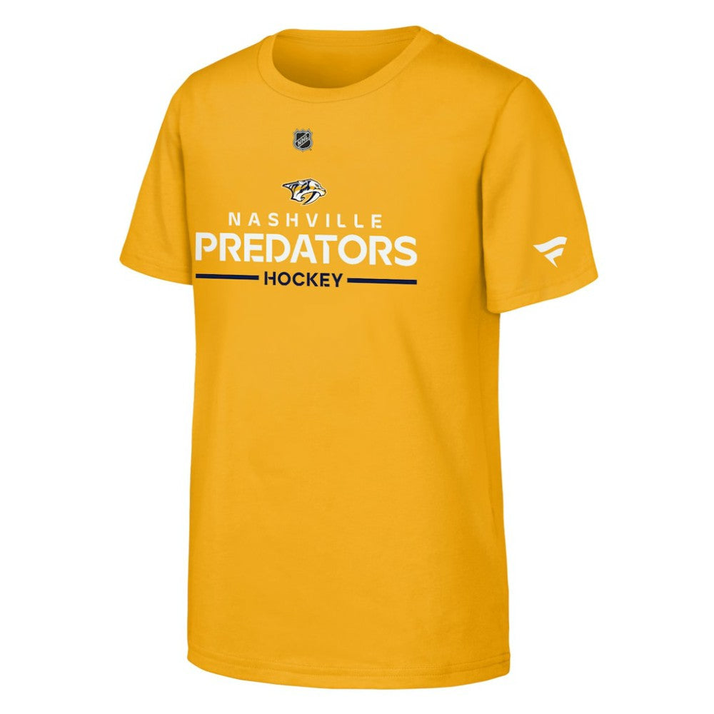 Nashville Predators Fanatics Youth Authentic Pro Wordmark T-Shirt -  NHL T-shirts