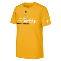 Nashville Predators Fanatics Youth Authentic Pro Wordmark T-Shirt -  NHL T-shirts