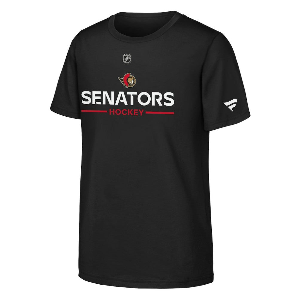 Ottawa Senators Fanatics Youth Authentic Pro Wordmark T-Shirt -  NHL T-shirts