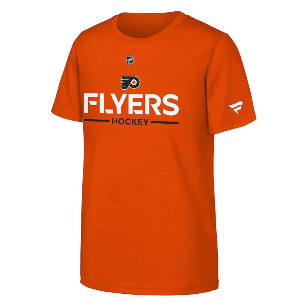 Philadelphia Flyers Fanatics Youth Authentic Pro Wordmark T-Shirt -  NHL T-shirts