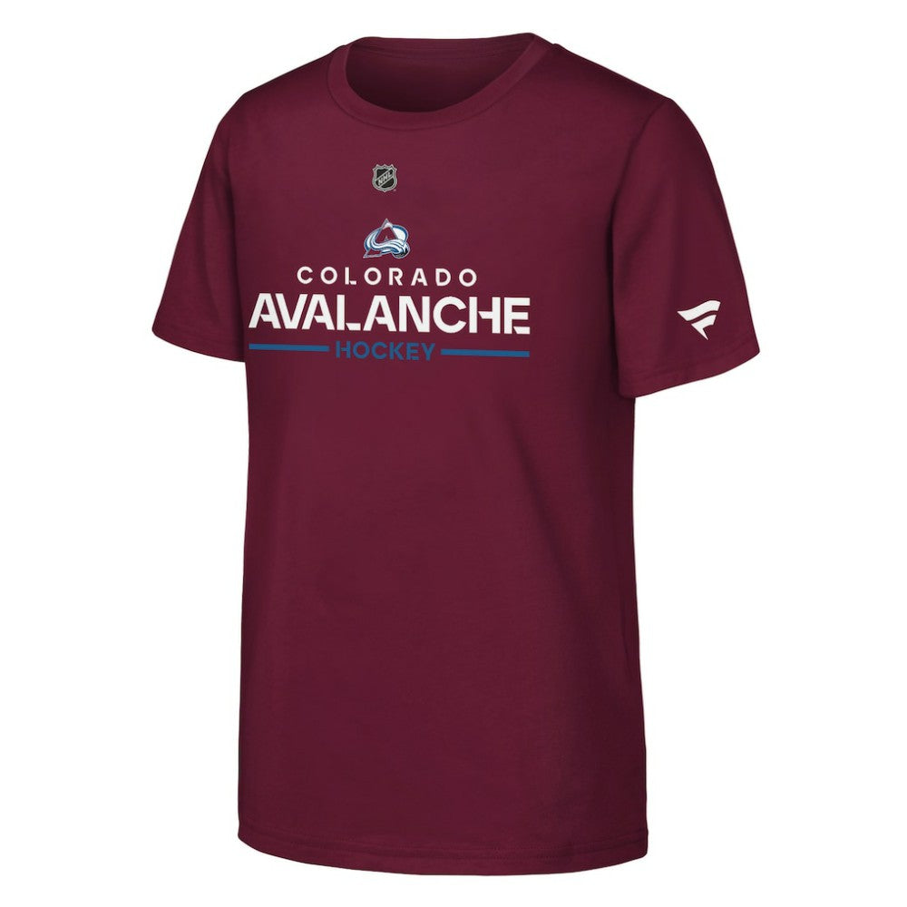 Colorado Avalanche Fanatics Youth Authentic Pro Wordmark T-Shirt -  NHL T-shirts