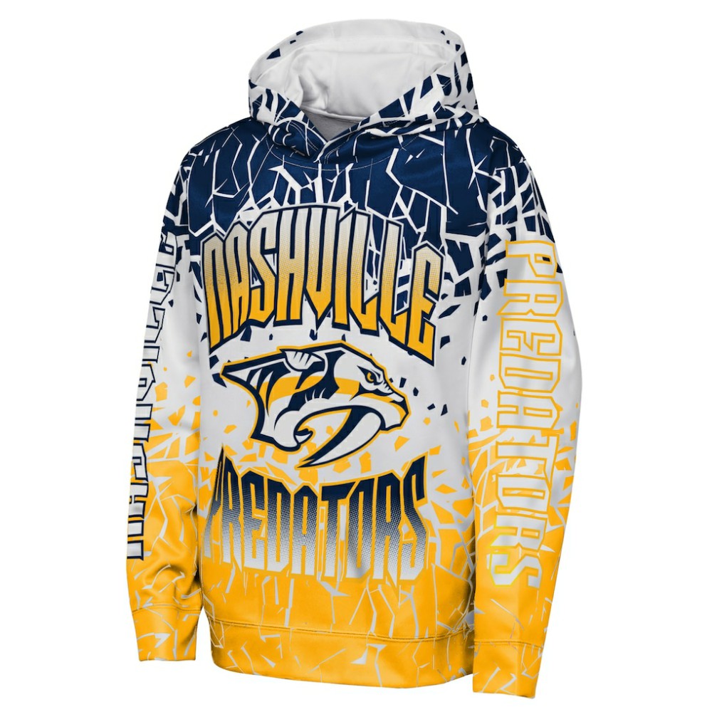 Nashville Predators Outerstuff Youth Frozen Frenzy Hoodie -  NHL Hoodies