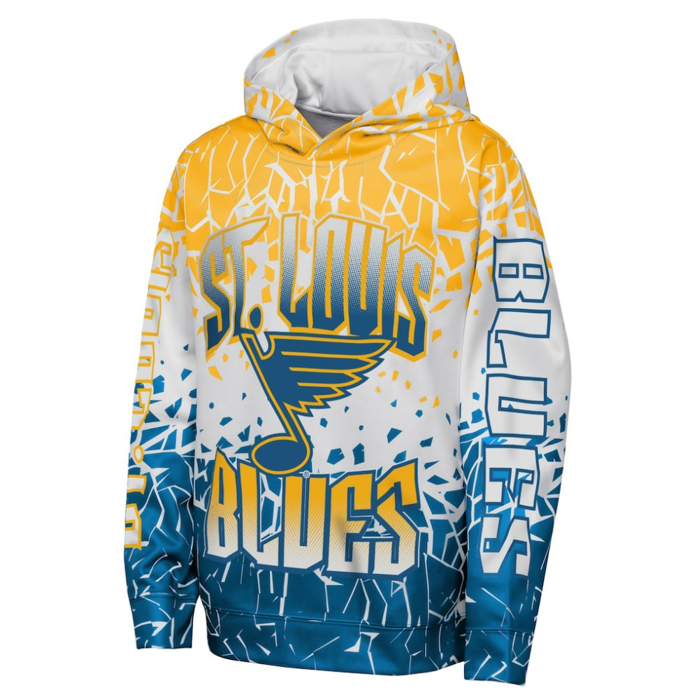 St. Louis Blues Outerstuff Youth Frozen Frenzy Hoodie -  NHL Hoodies