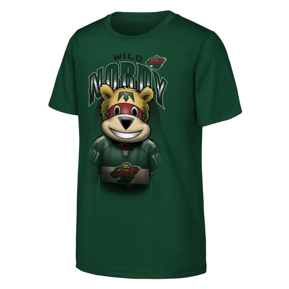Minnesota Wild Outerstuff Youth Mascot Highlight T-Shirt -  NHL T-shirts