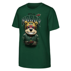 Minnesota Wild Outerstuff Youth Mascot Highlight T-Shirt -  NHL T-shirts