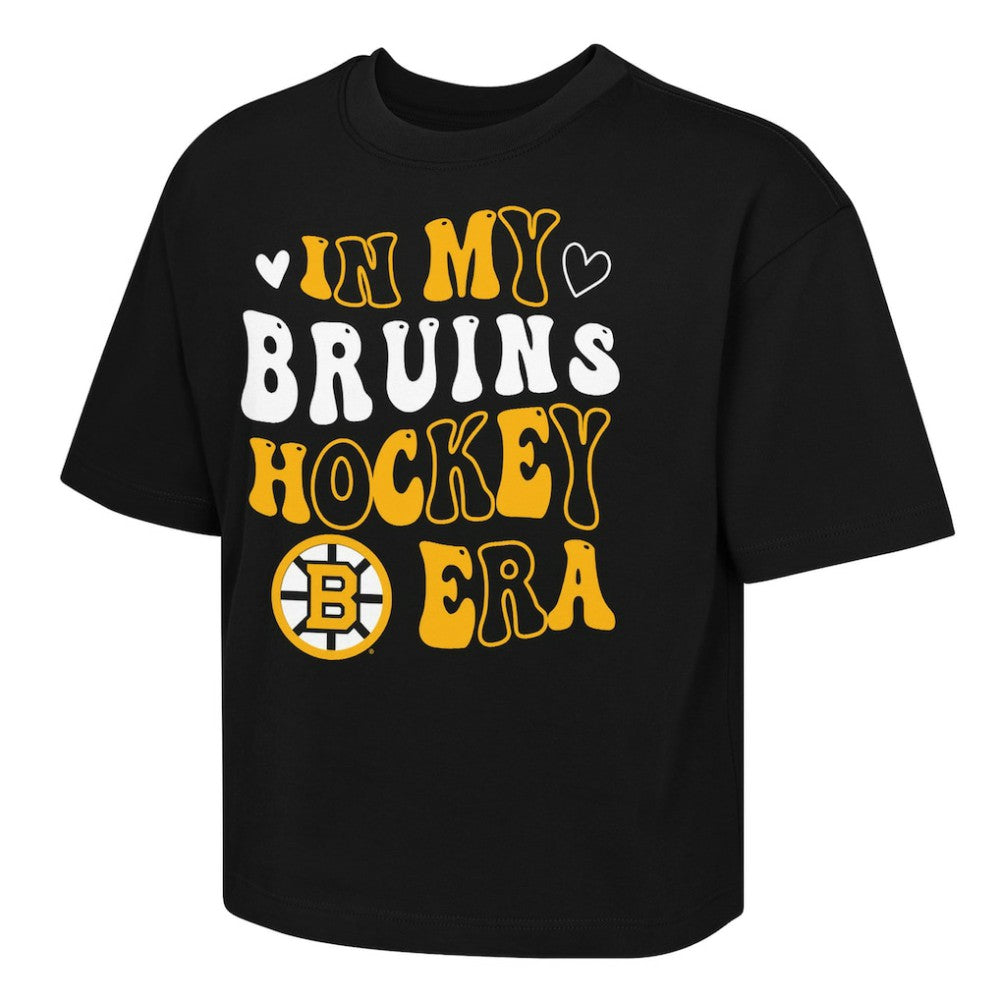 Boston Bruins Outerstuff Girls Youth In My Era Boxy T-Shirt -  NHL T-shirts