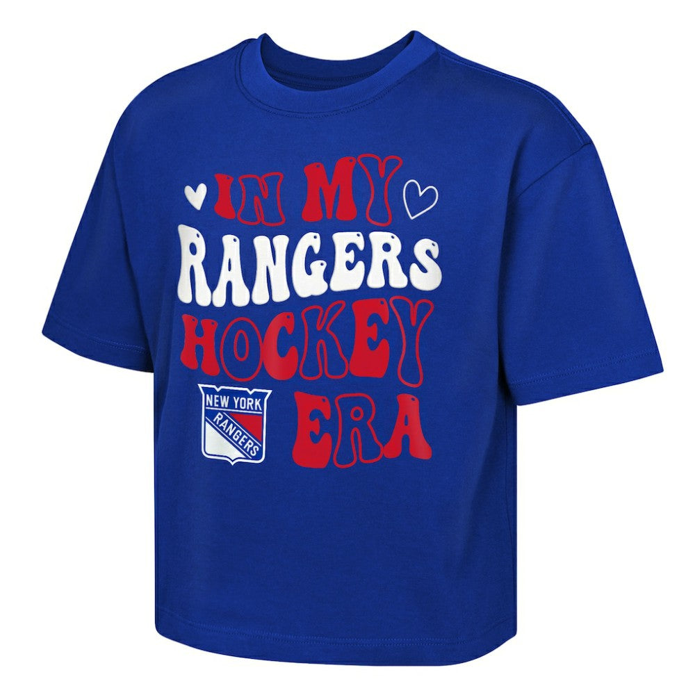 New York Rangers Outerstuff Girls Youth In My Era Boxy T-Shirt -  NHL T-shirts