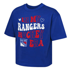 New York Rangers Outerstuff Girls Youth In My Era Boxy T-Shirt -  NHL T-shirts