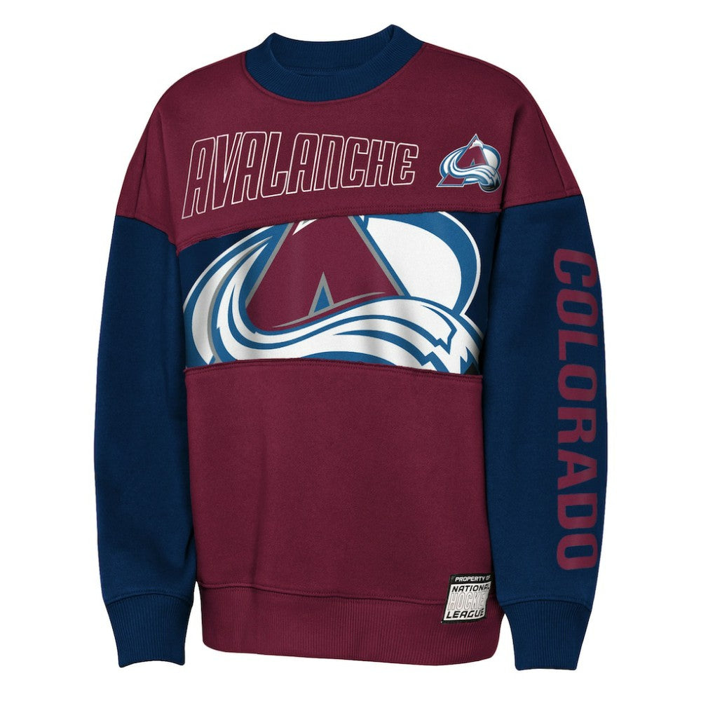 Colorado Avalanche Outerstuff Youth Impact Player Sweatshirt -  NHL Sweatshirts