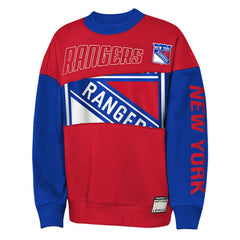 New York Rangers Outerstuff Youth Impact Player Sweatshirt -  NHL Sweatshirts