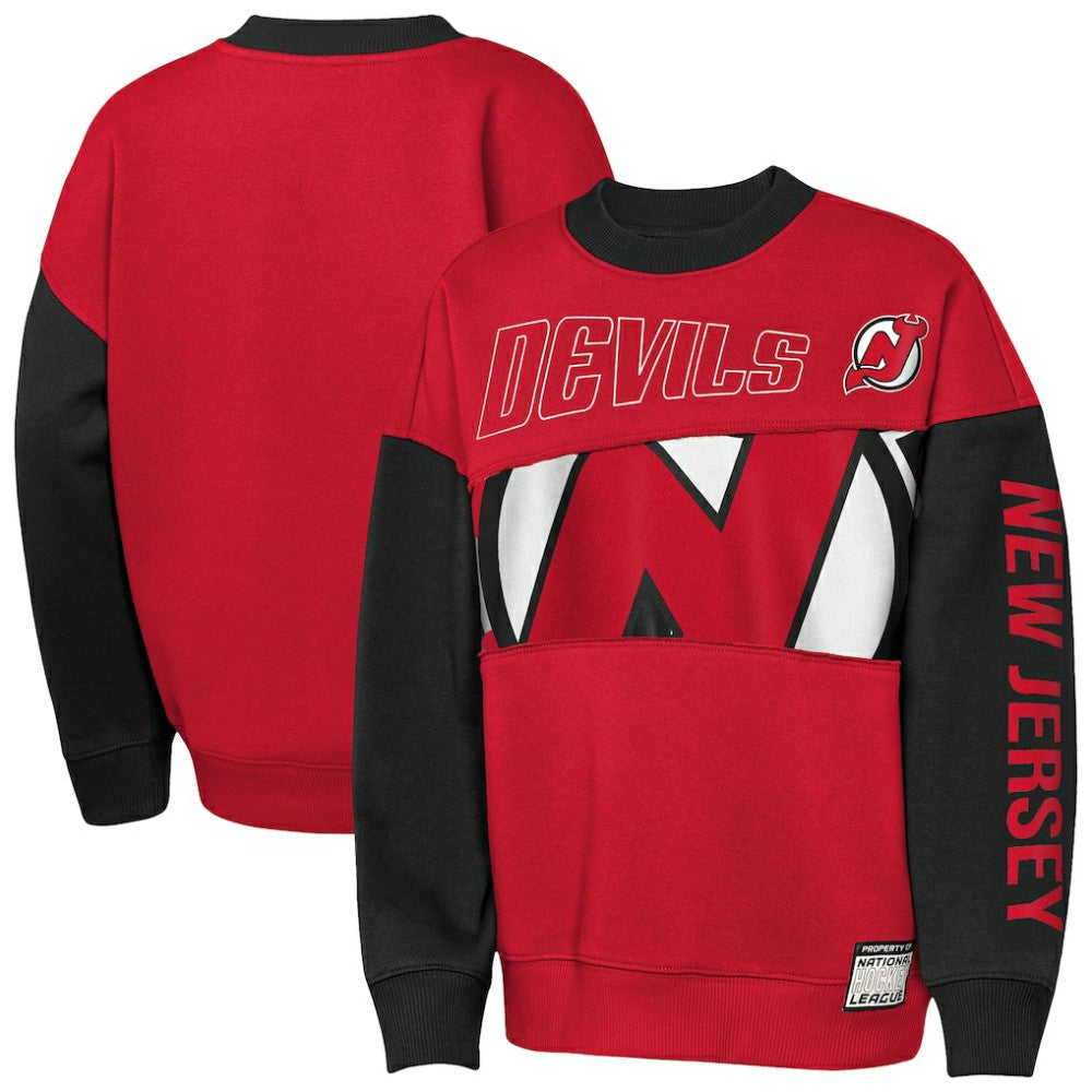 New Jersey Devils Outerstuff Youth Impact Player Sweatshirt -  NHL Sweatshirts