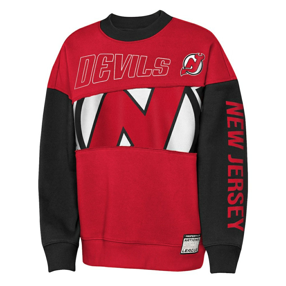 New Jersey Devils Outerstuff Youth Impact Player Sweatshirt -  NHL Sweatshirts