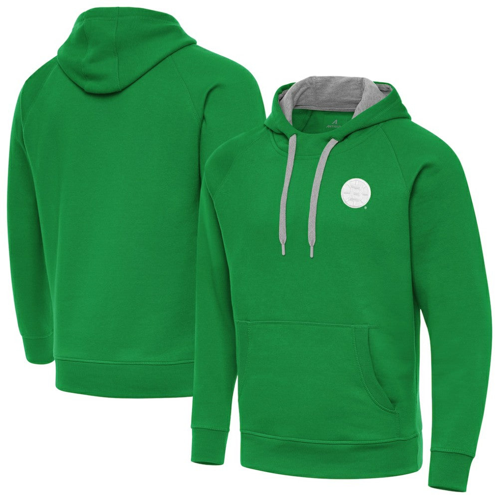 Boston Bruins Antigua St. Patrick's Day Victory Pullover Hoodie -  NHL Hoodies