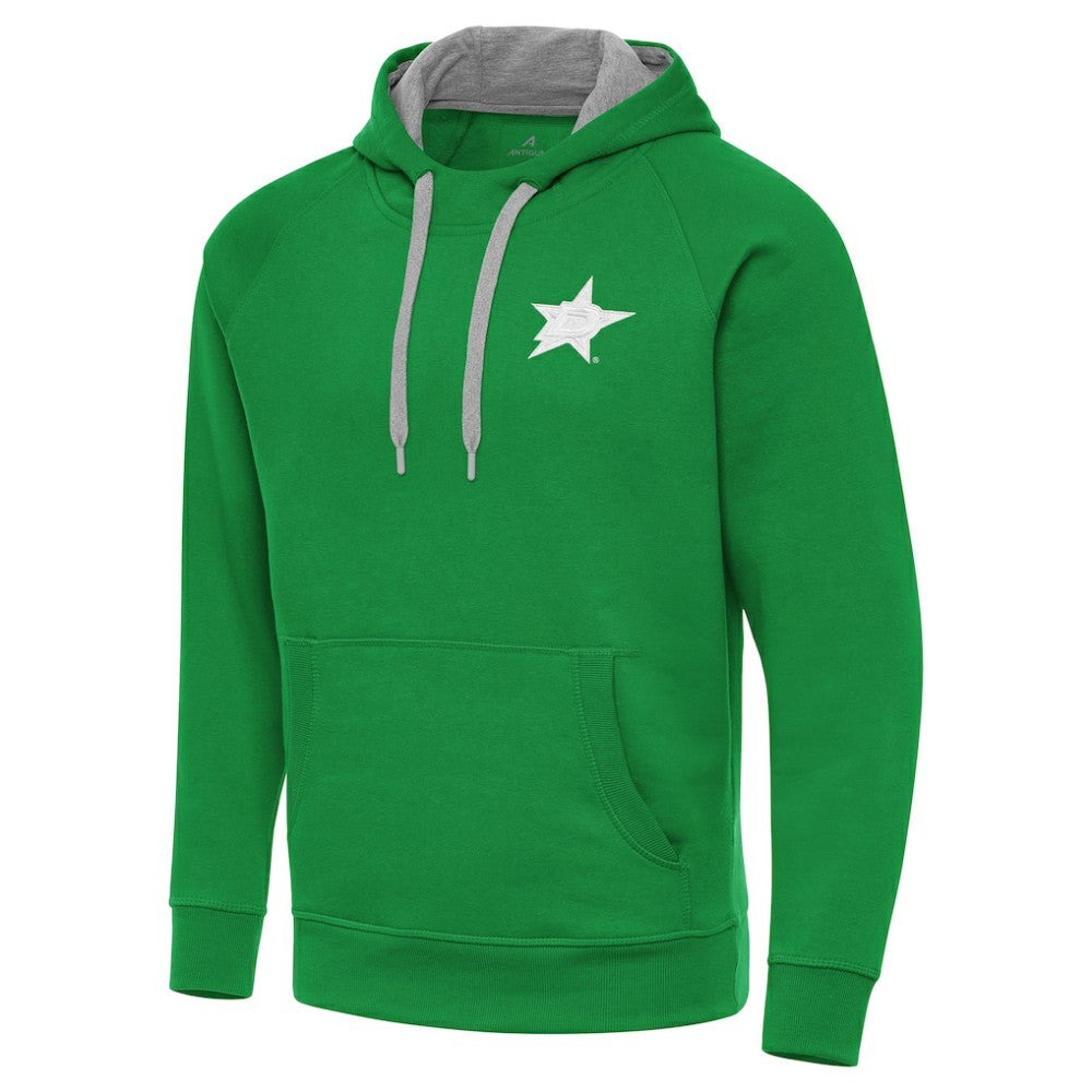 Dallas Stars Antigua St. Patrick's Day Victory Pullover Hoodie -  NHL Hoodies