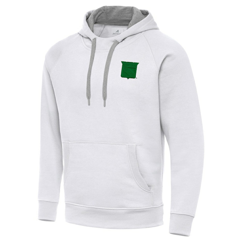 New York Rangers Antigua St. Patrick's Day Victory Pullover Hoodie -  NHL Hoodies