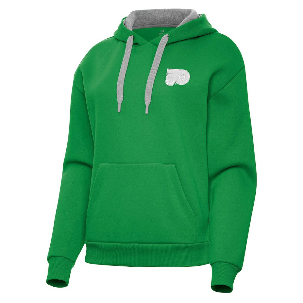 Philadelphia Flyers Antigua Women's St. Patrick's Day Victory Pullover Hoodie -  NHL Hoodies