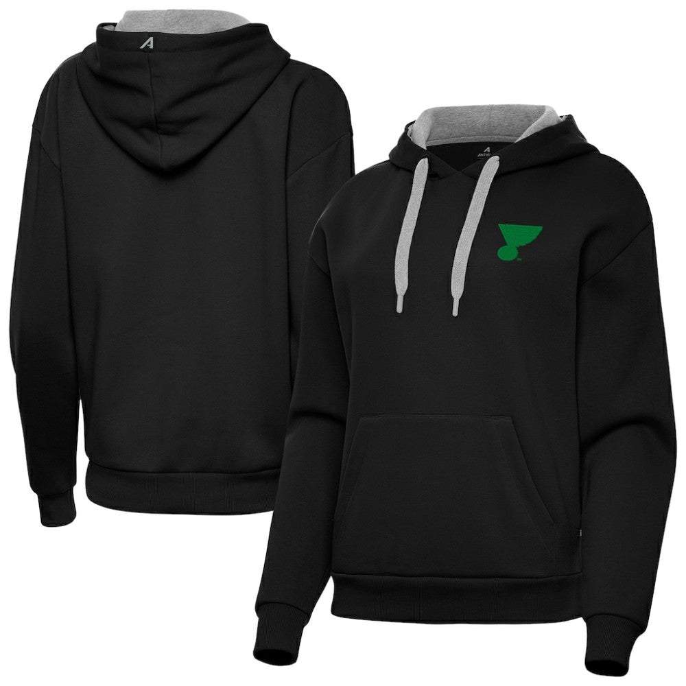 St. Louis Blues Antigua Women's St. Patrick's Day Victory Pullover Hoodie -  NHL Hoodies