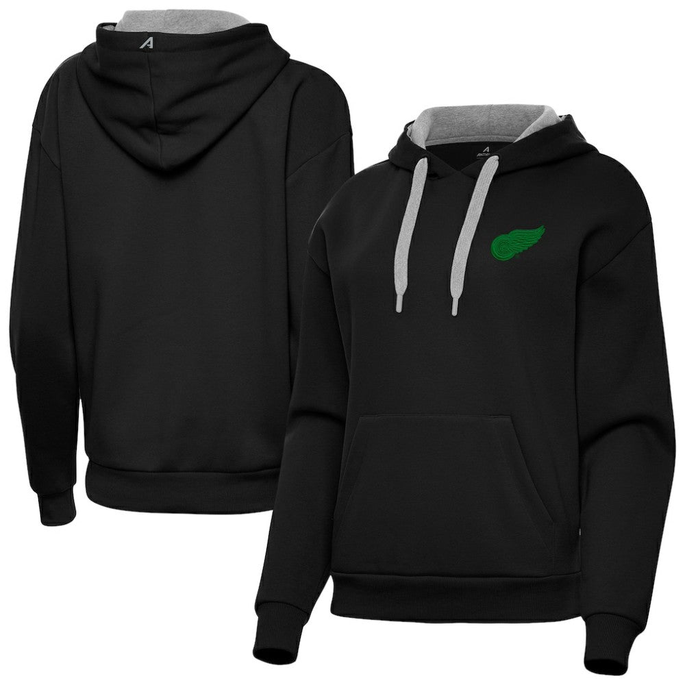 Detroit Red Wings Antigua Women's St. Patrick's Day Victory Pullover Hoodie -  NHL Hoodies
