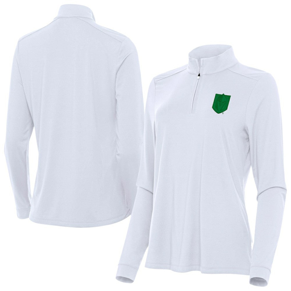 Vegas Golden Knights Antigua Women's St. Patrick's Day Intent Quarter-Zip Performance Pullover -  NHL Pullover