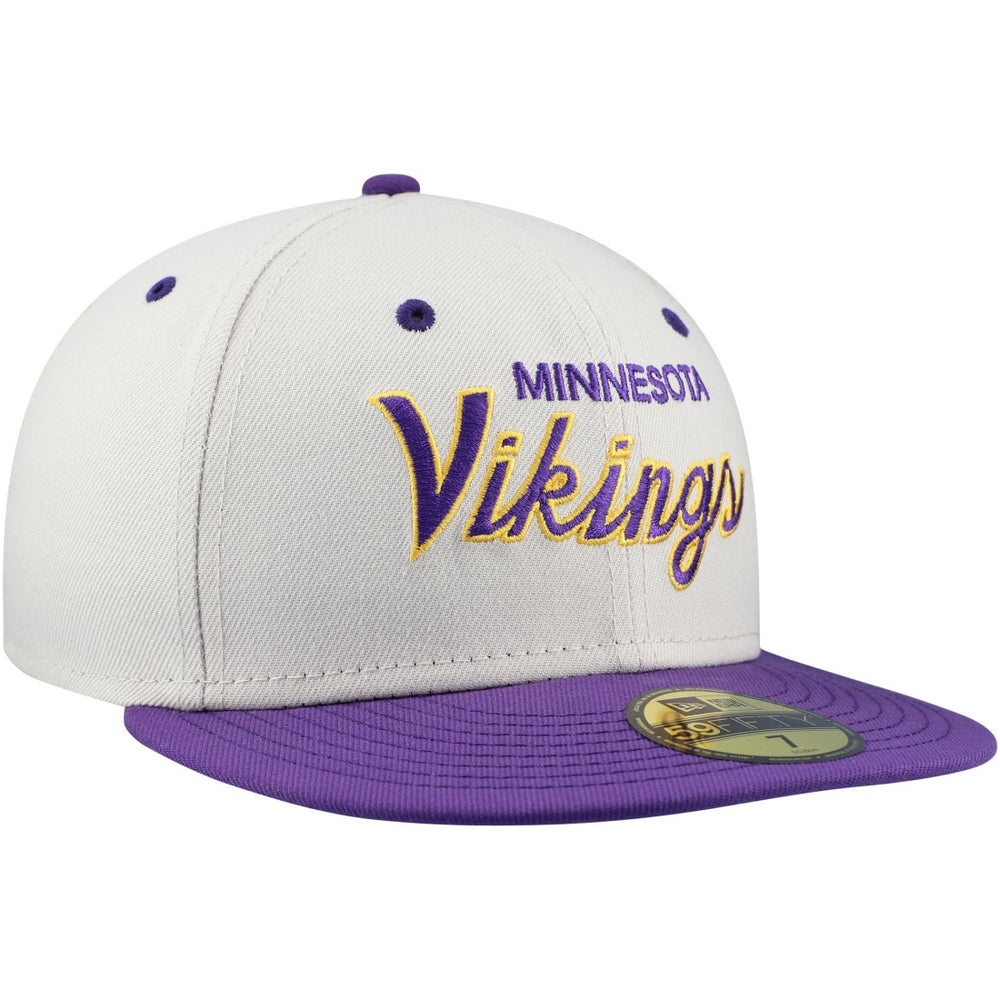 Minnesota Vikings Historic Script 59FIFTY Fitted Hat | NFL Hot