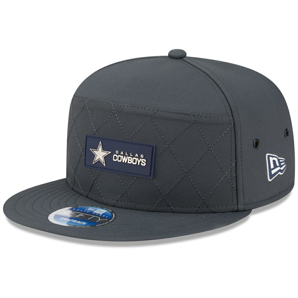 Dallas Cowboys 2025 Sideline Cold Weather Split Panel 9FIFTY Snapback Hat | NFL Discount