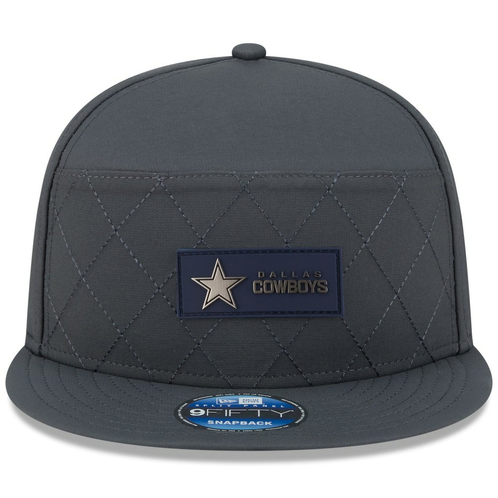Dallas Cowboys 2025 Sideline Cold Weather Split Panel 9FIFTY Snapback Hat | NFL Discount