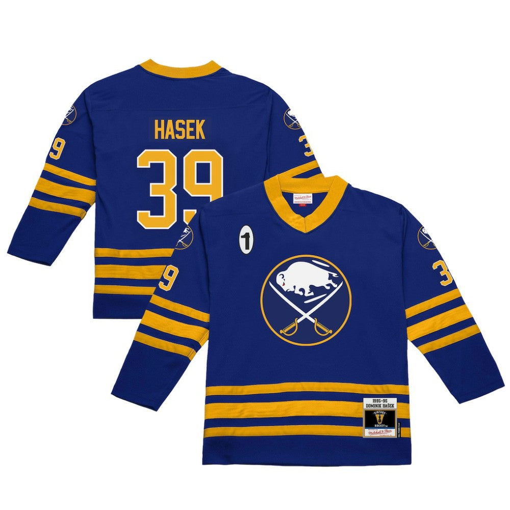 Dominik Hasek Buffalo Sabres Mitchell & Ness 1995-96 Power Play Jersey -  NHL Jerseys