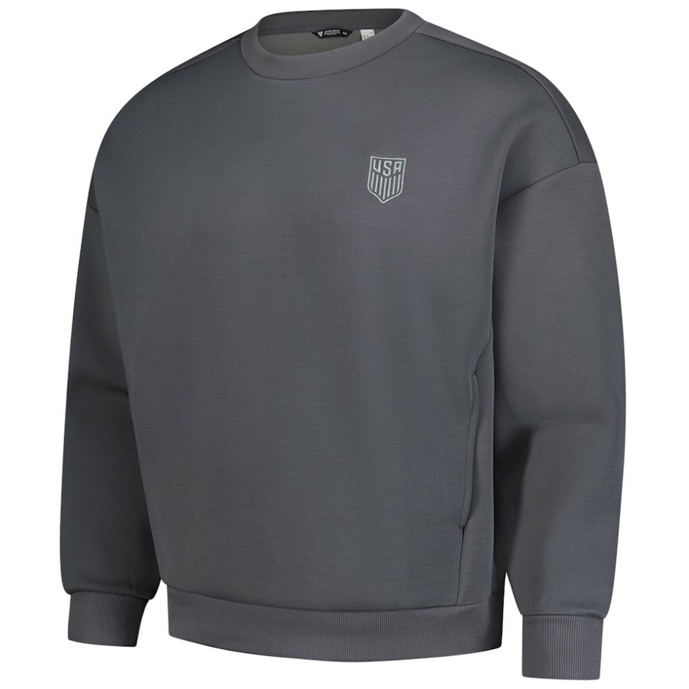USMNT Levelwear Luxe Signature Lineage Tri-Blend Pullover Sweatshirt