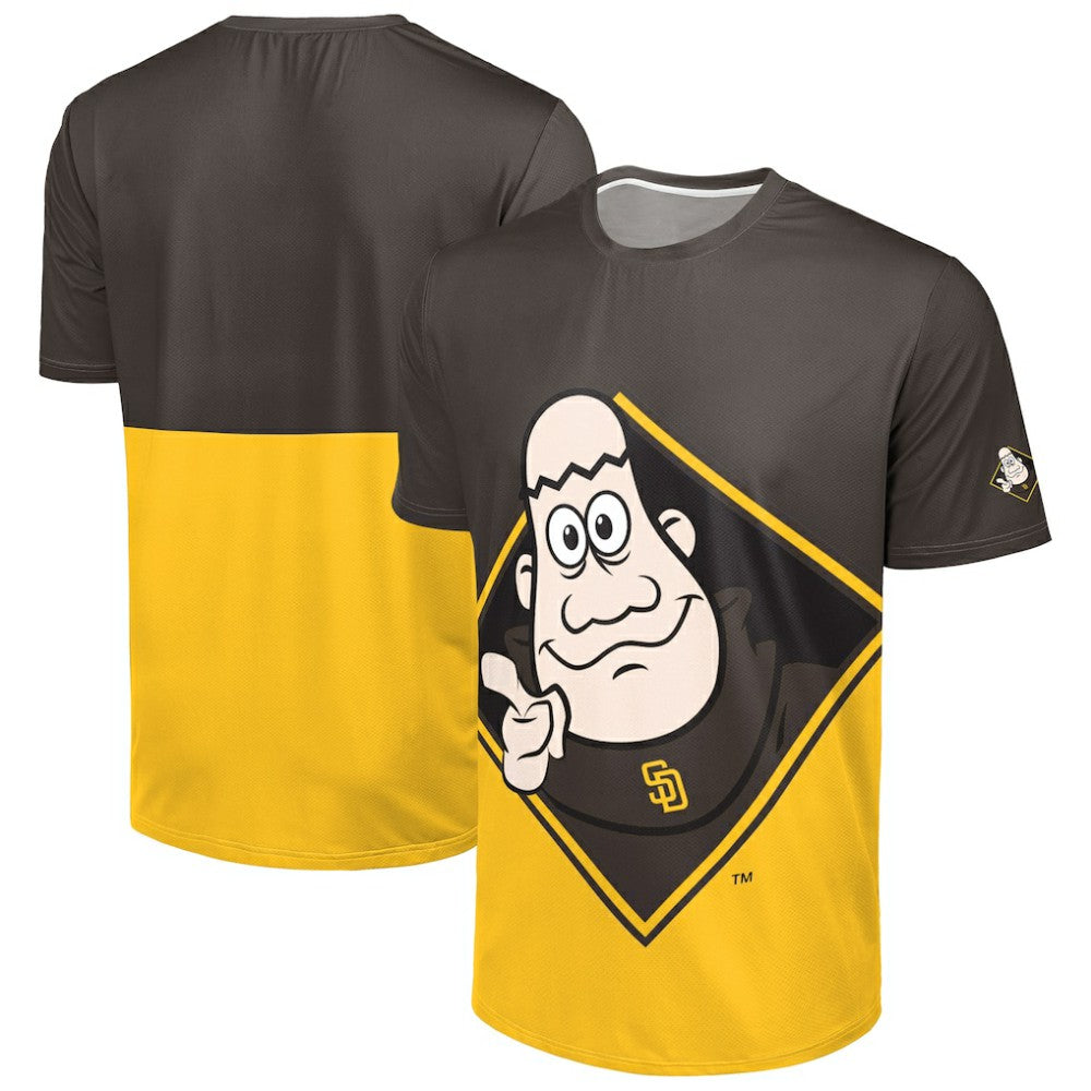 San Diego Padres FOCO Big Logo Mascot T-Shirt - MLB T-shirts