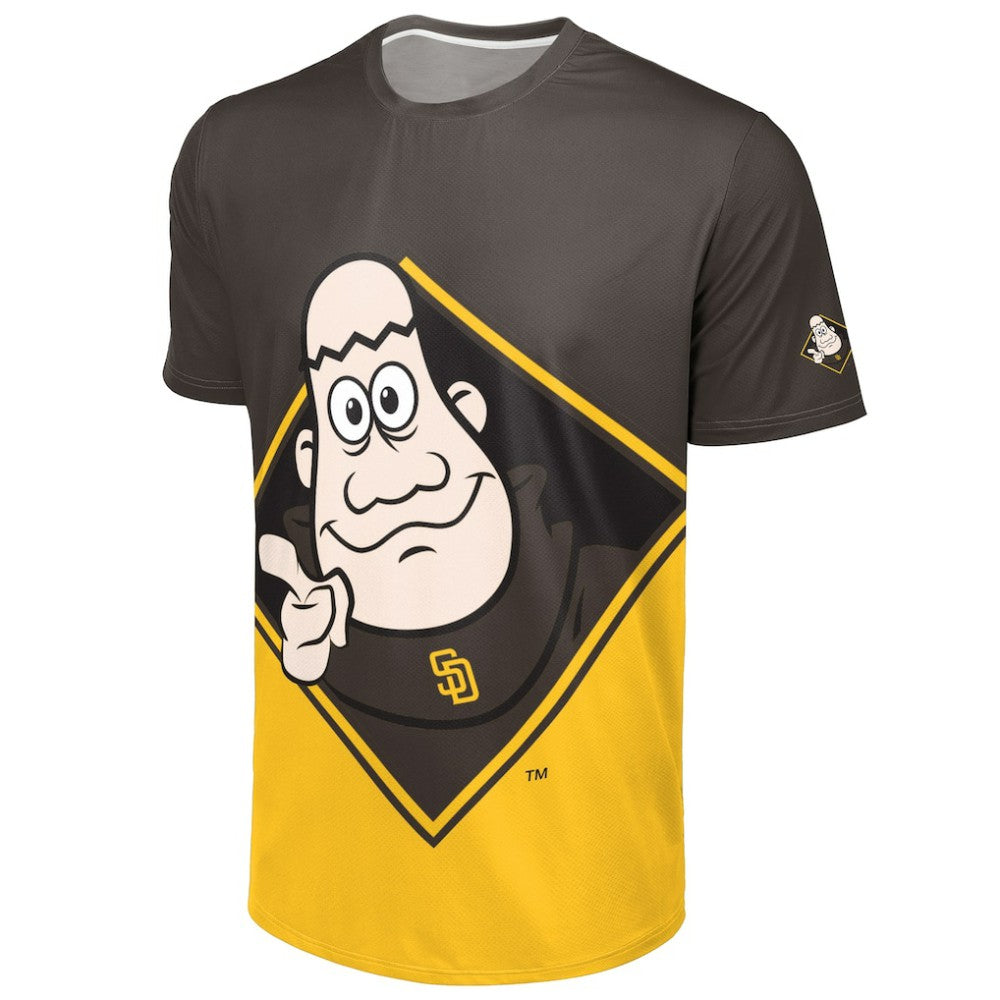 San Diego Padres FOCO Big Logo Mascot T-Shirt - MLB T-shirts